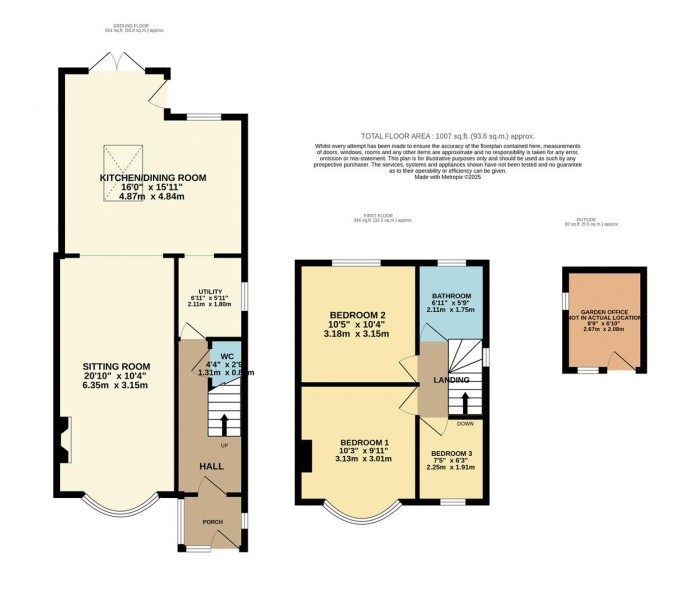 Floorplan for Chestnut Road, Chippenham