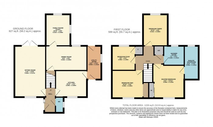 Floorplan for Moss Mead, Chippenham