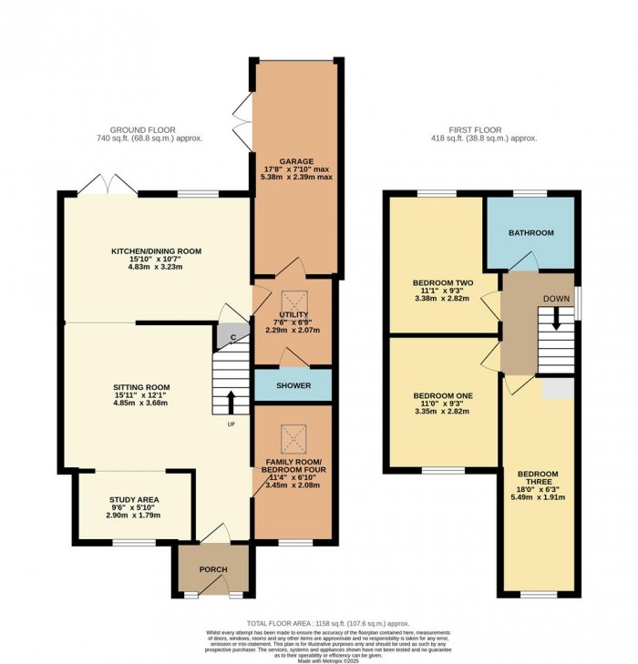 Floorplan for Forrester Green, Colerne, Chippenham