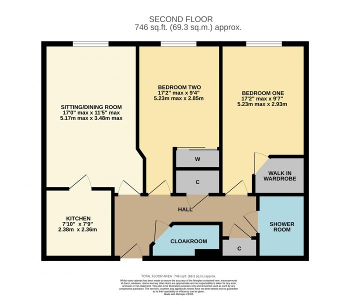 Floorplan for St Andrew's Lodge, The Causeway, Chippenham