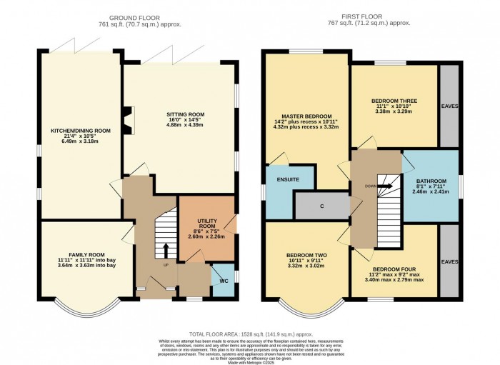 Floorplan for East Yewstock Crescent, Chippenham