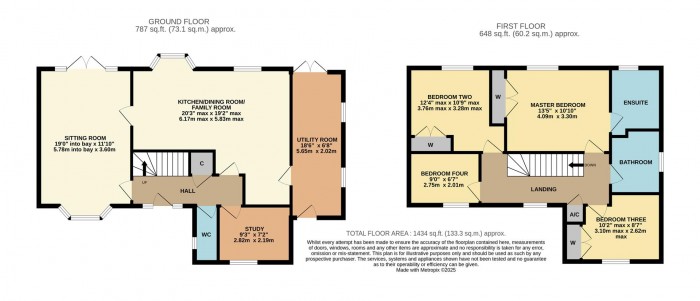 Floorplan for Petty Lane, Derry Hill