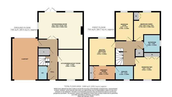 Floorplan for Curlew Drive, Chippenham