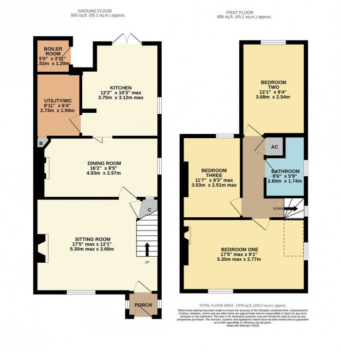 Floorplan for Stanton St Quintin, Chippenham