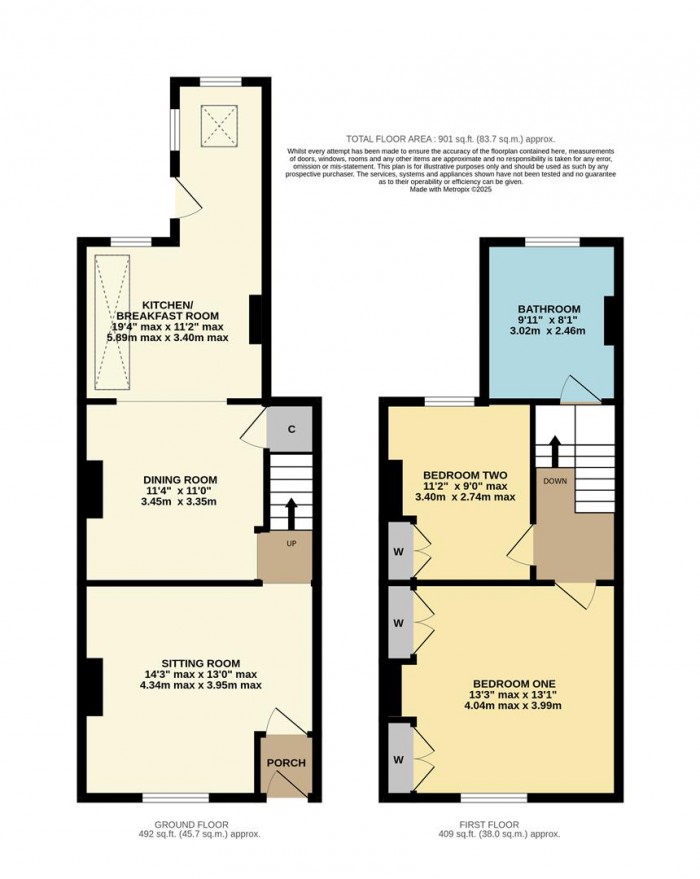 Floorplan for Marshfield Road, Chippenham