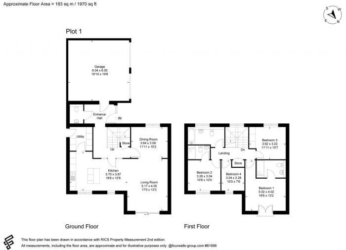 Floorplan for Silver Street, Gastard, Corsham