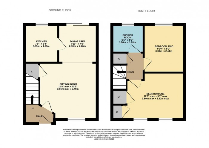 Floorplan for Beverley Way, Chippenham