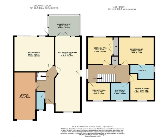 Floorplan for Webbington Road, Pewsham, Chippenham