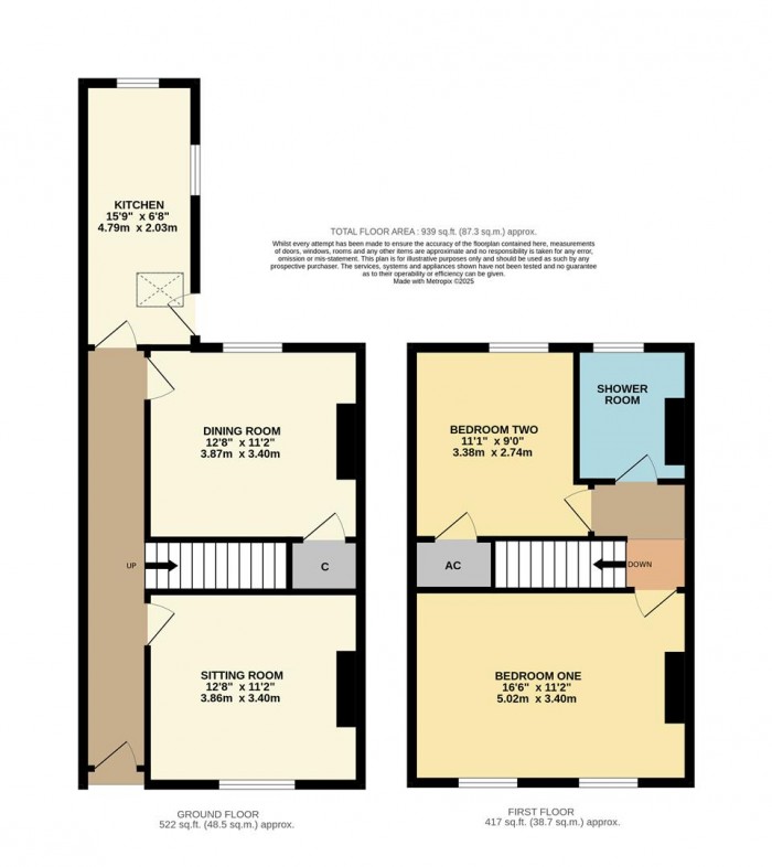 Floorplan for St Paul Street, Chippenham