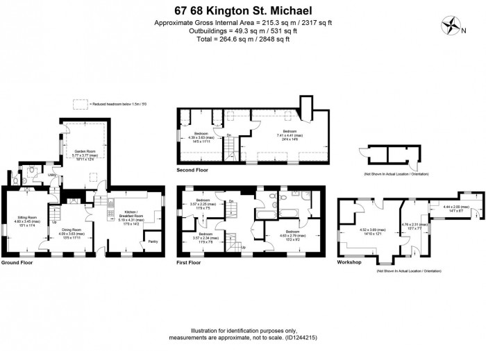 Floorplan for Kington St. Michael, Chippenham
