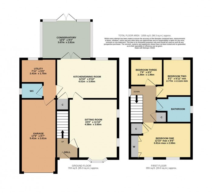 Floorplan for Bramble Drive, Chippenham