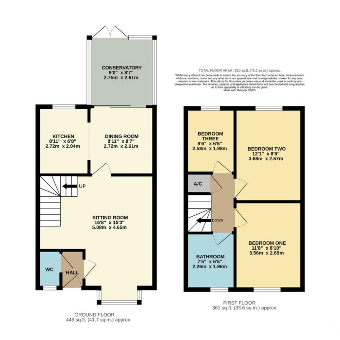 Floorplan for Bluebell Drive, Chippenham