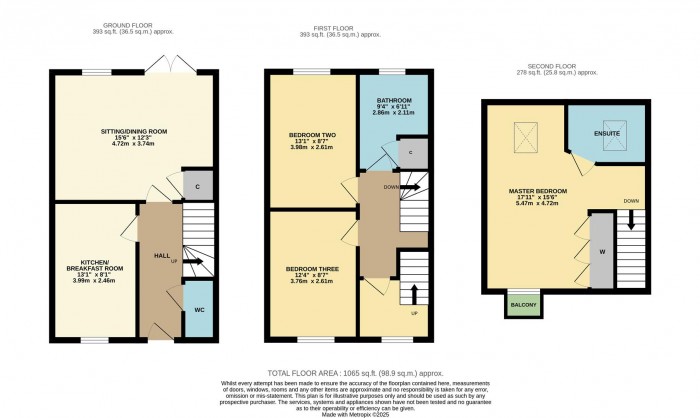 Floorplan for Parklands Gardens, Chippenham