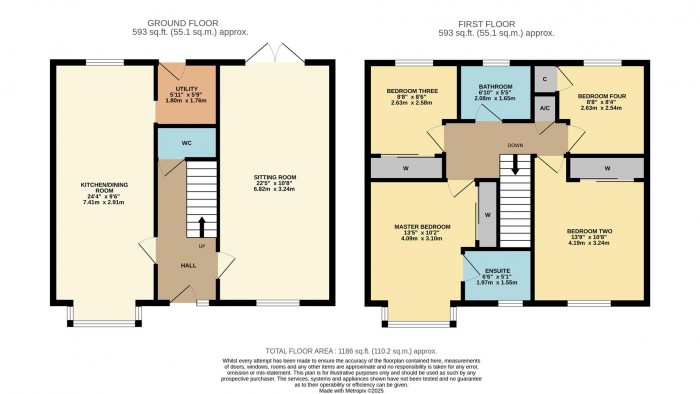 Floorplan for Stapleford Close, Chippenham