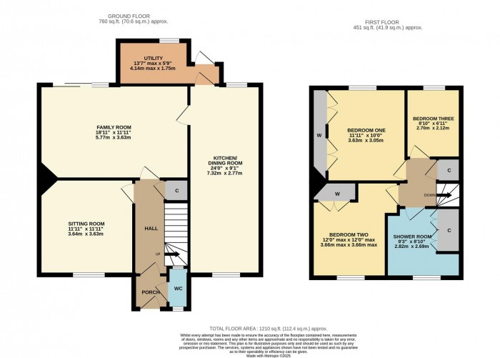 Floorplan for Greenway Gardens, Chippenham