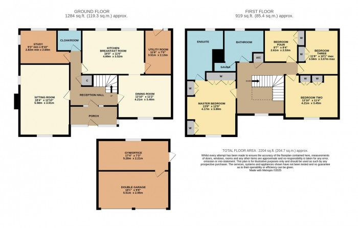 Floorplan for Erleigh Drive, Chippenham