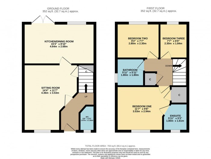 Floorplan for Bryant Close, Chippenham