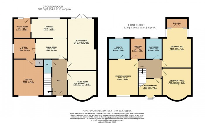 Floorplan for Hardenhuish Avenue, Chippenham