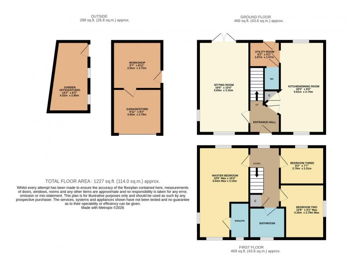Floorplan for Gainey Gardens, Chippenham