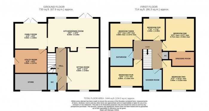 Floorplan for Minster Way, Chippenham