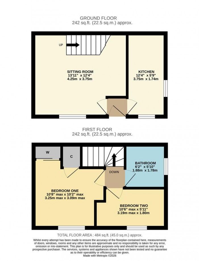 Floorplan for James Close, Chippenham
