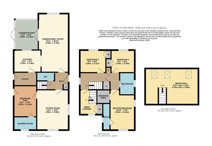 Floorplan for Sedgefield Way, Chippenham