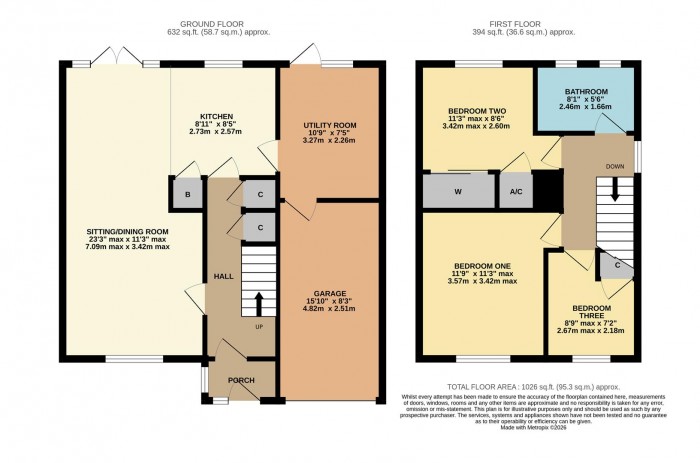 Floorplan for The Maltings, Yatton Keynell, Chippenham