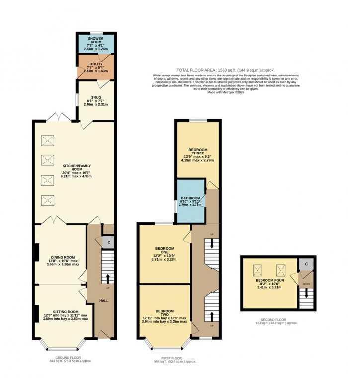 Floorplan for Audley Road, Chippenham