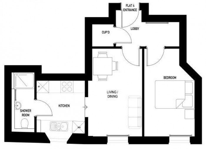 Floorplan for Market Place, Chippenham