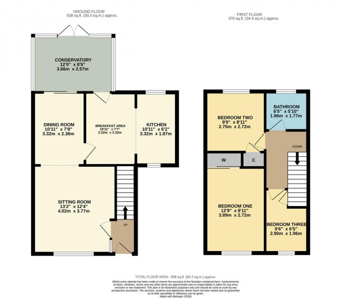 Floorplan for Holland Close, Chippenham