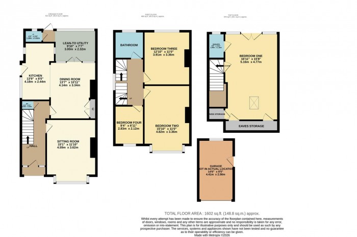 Floorplan for Dallas Road, Chippenham