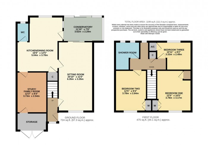 Floorplan for Boothmead, Chippenham
