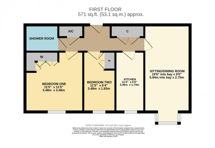 Floorplan for Langley Road, Chippenham
