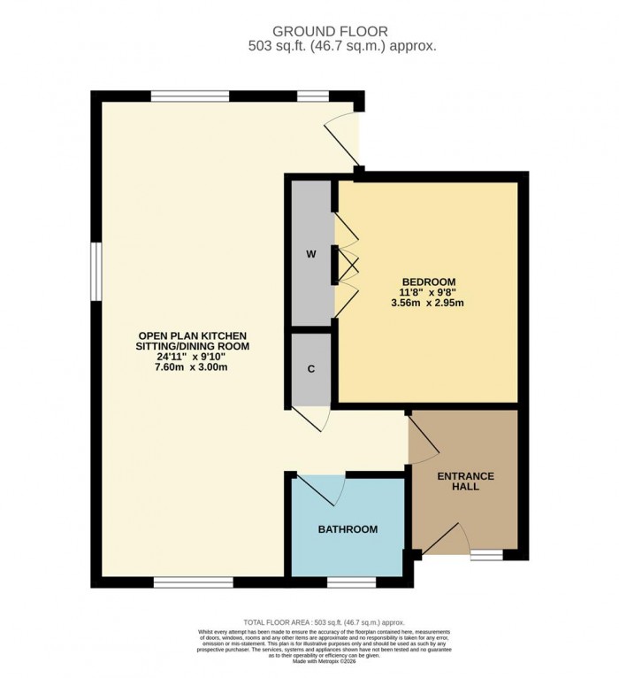 Floorplan for Parklands Gardens, Chippenham