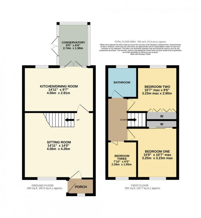 Floorplan for Andrews Close, Chippenham