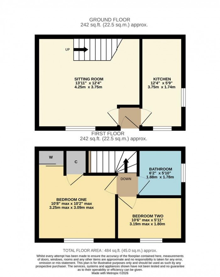 Floorplan for James Close, Chippenham