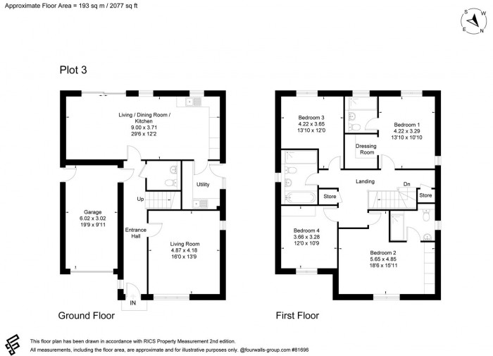 Floorplan for Silver Street, Gastard, Corsham