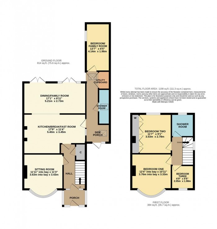 Floorplan for King Alfred Street, Chippenham