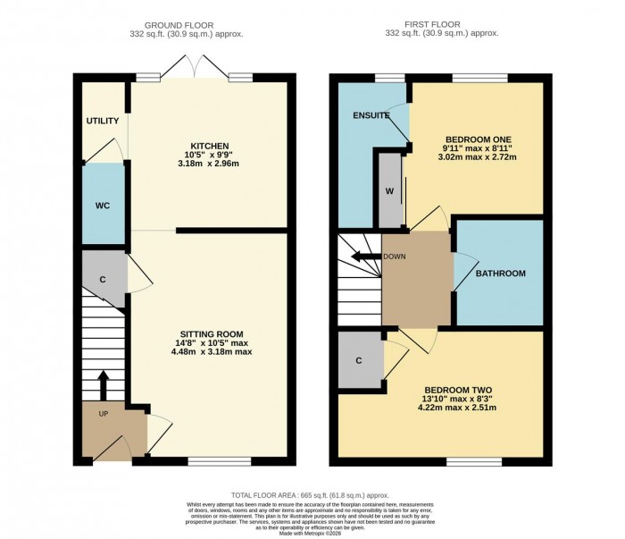 Floorplan for Wheatfield Avenue, Chippenham