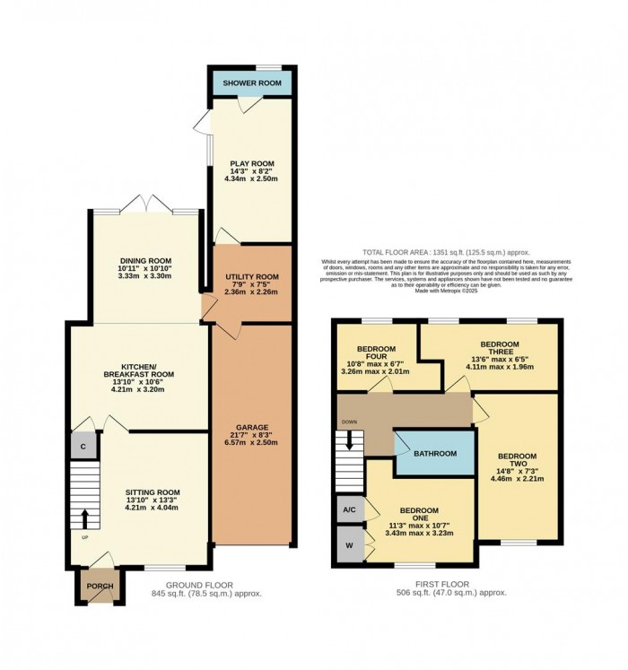Floorplan for Holland Close, Chippenham