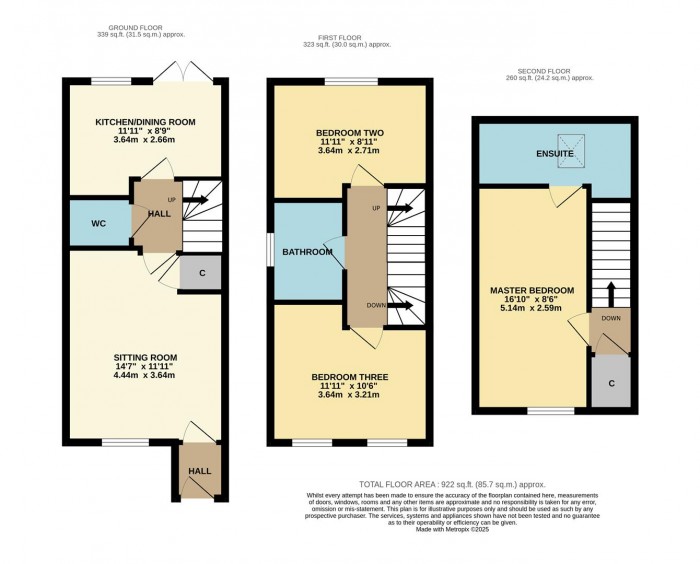 Floorplan for Scott Ashe Close, Chippenham