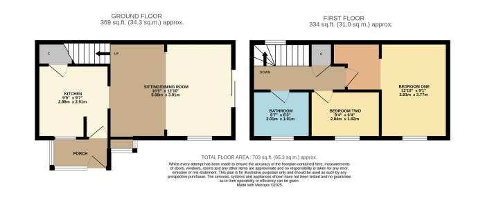 Floorplan for Holmes Close, Chippenham