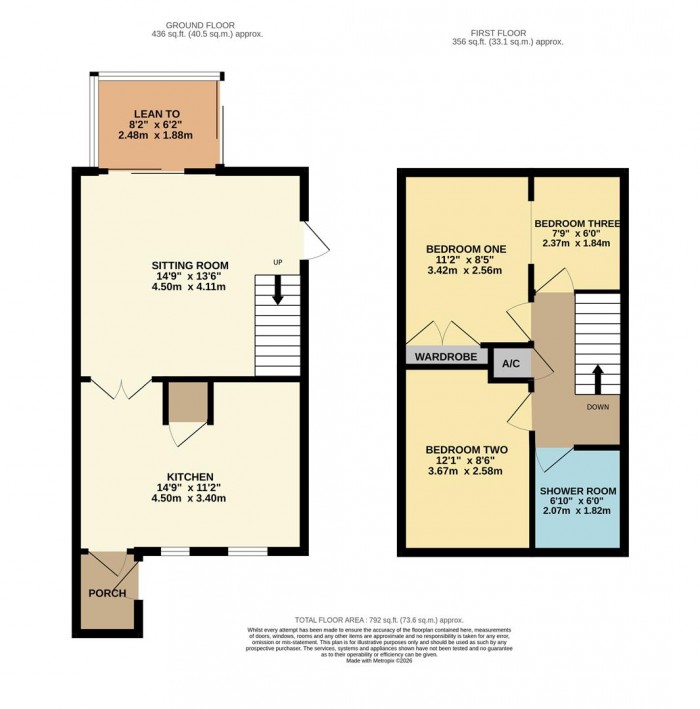 Floorplan for The Ridings, Kington St. Michael, Chippenham