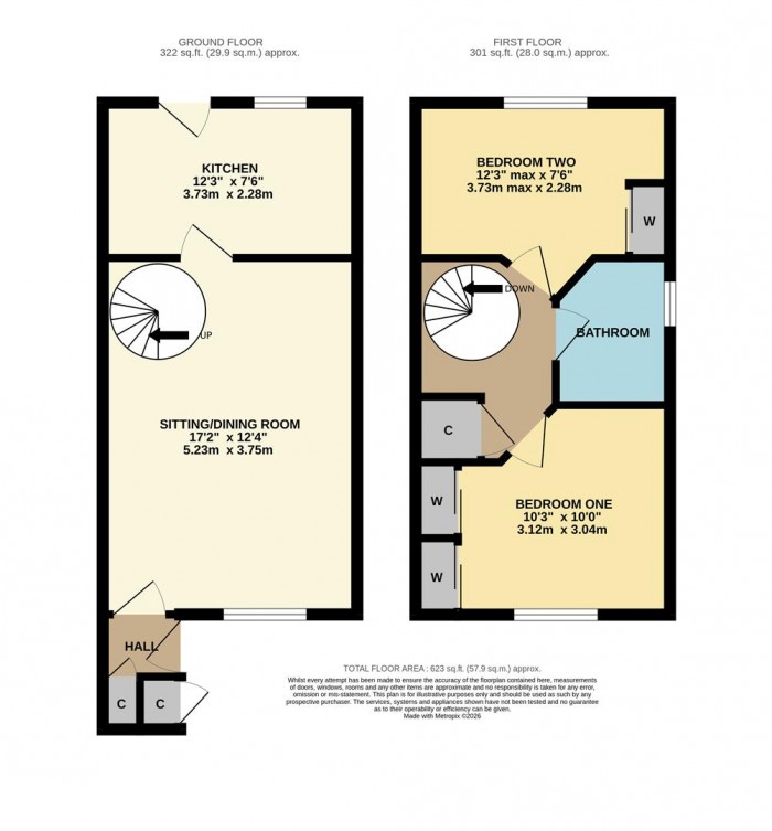 Floorplan for Catterick Close, Chippenham