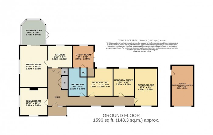 Floorplan for Stanton Lane, Kington St. Michael, Chippenham