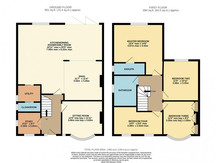 Floorplan for East Yewstock Crescent, Chippenham