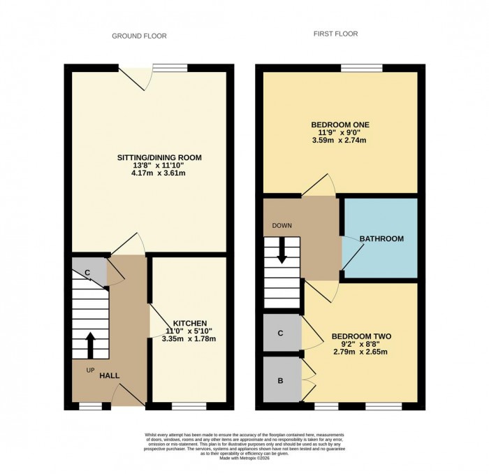 Floorplan for Danvers Mead, Chippenham