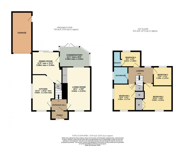 Floorplan for Matford Hill, Chippenham
