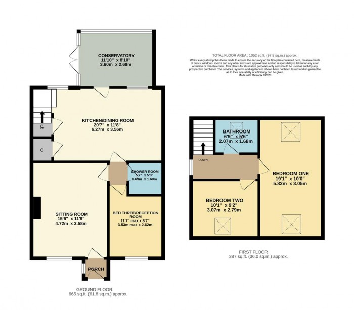 Floorplan for Hancock Close, Chippenham