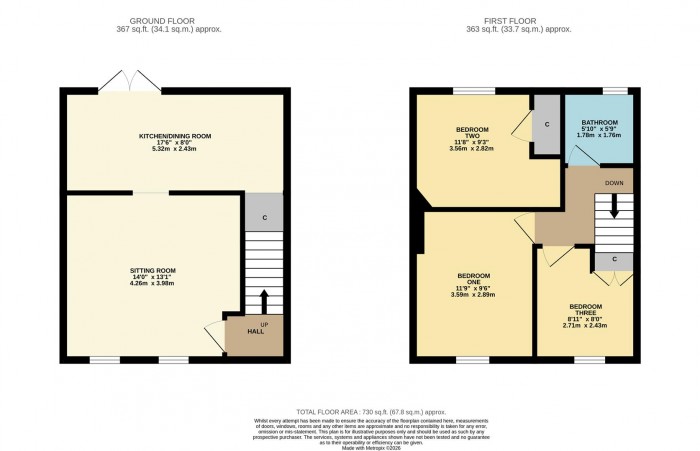 Floorplan for Woodlands Road, Chippenham